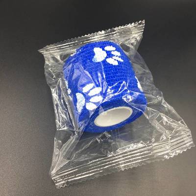 自粘彈性寵物膠帶 寵物彈性繃帶 上海寵物膠帶公司 規格5CM*5M 寵物膠帶貿易出口工廠