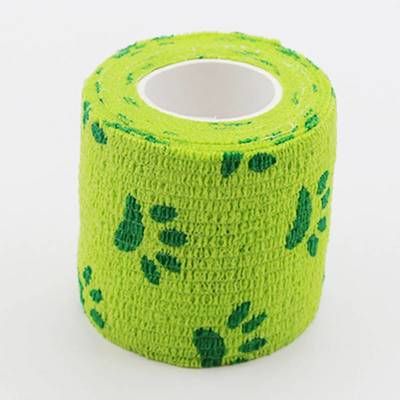 自粘彈性寵物膠帶 寵物彈性繃帶 上海寵物膠帶公司 規(guī)格5CM*5M 寵物膠帶貿(mào)易出口工廠